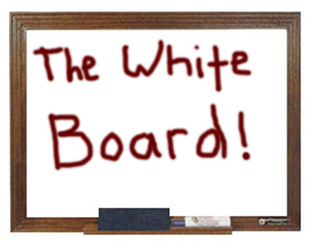 Write your message on the Dry Erase Board